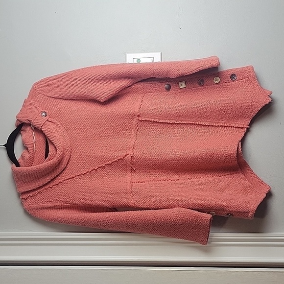 Soft Surroundings Woman's Burnt Orange Breakwater Pullover Sweater-Size PXS - Picture 3 of 17